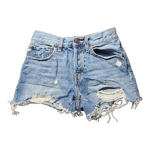 Free People We The Free Jean Shorts Size 24